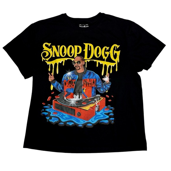 Snoop Dogg Black Graphic T-Shirt XL - Picture 1 of 3